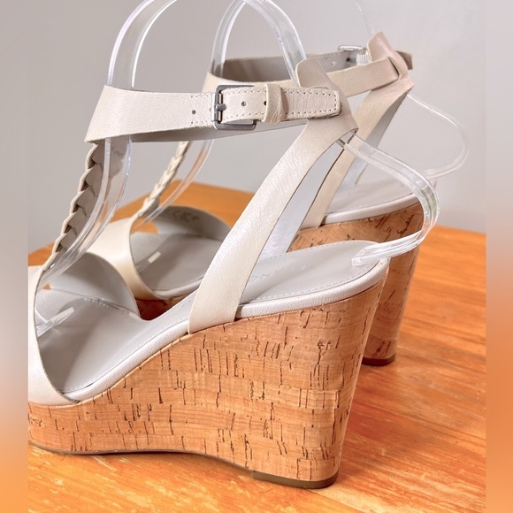 Franco Sarto Serenity Leather Wedge Sandals - Picture 8 of 14